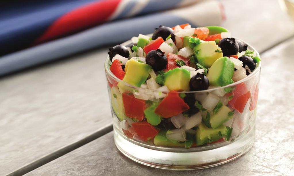 California Avocado Red, White and Blueberry Salsa Looking for a patriotic salsa to serve this summer?