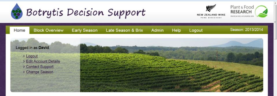 Botrytis Decision Support (BDS) 2.