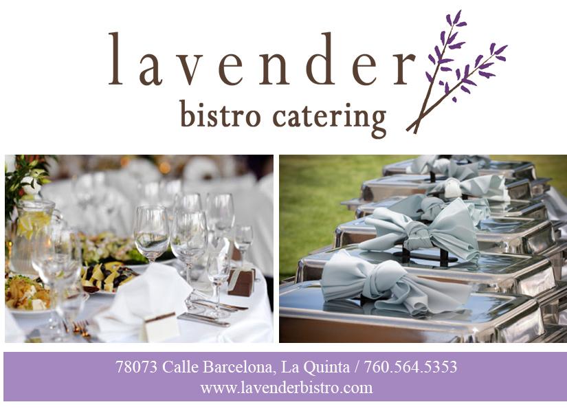 Lavender Bistro offers a wide range of superb catering events; from elegant, intimate cocktail receptions to formal plated sit-down dinners to grand party buffets.