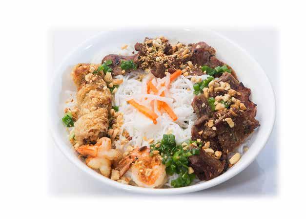 (BÁNH HỎI GÀ NƯỚNG / THIT NƯỚNG / BÒ NƯỚNG) Grilled Lemon Grass (Chicken / Pork / Beef) with Thin Rice Noodles.