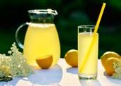 refreshment on a hot day? Home-made lemonade.