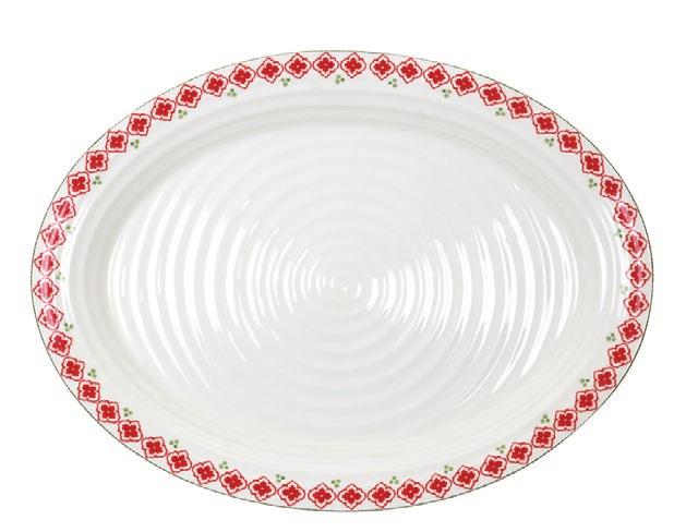 medium oval plate 37cm x