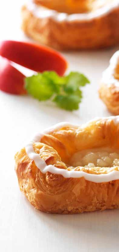 Speciality Breads are delighted to bring you this authentic range of Danish pastries. Produced in Denmark, these delicious pastries are pre proved and baked from frozen in just 15 to 18 minutes.