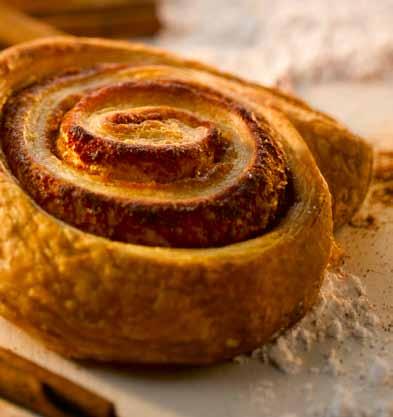 Cinnamon Whirl 48 x 85g, with 2 x 150g white decorating icing Traditional Danish pastry