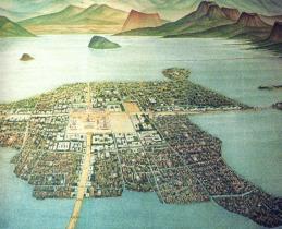 lake At its height, Tenochtitlan was the largest in the