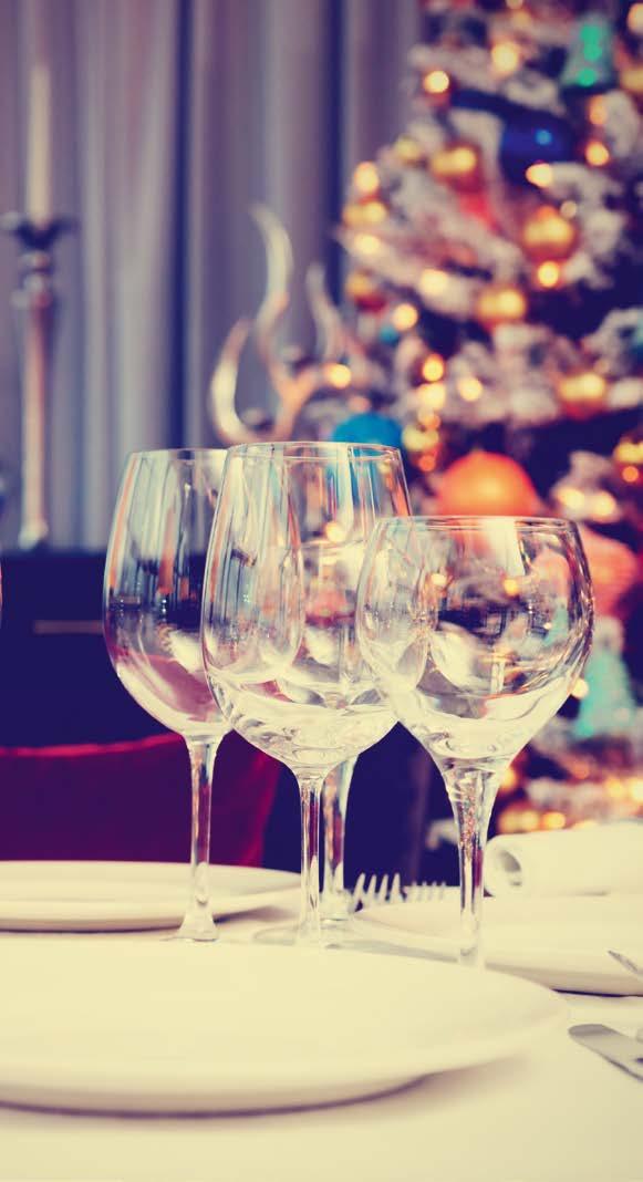 FESTIVE LUNCHES AND DINNERS Join us throughout December for the most delicious two- or three-course festive lunches and dinners, served daily in the Marco Pierre White Steakhouse.