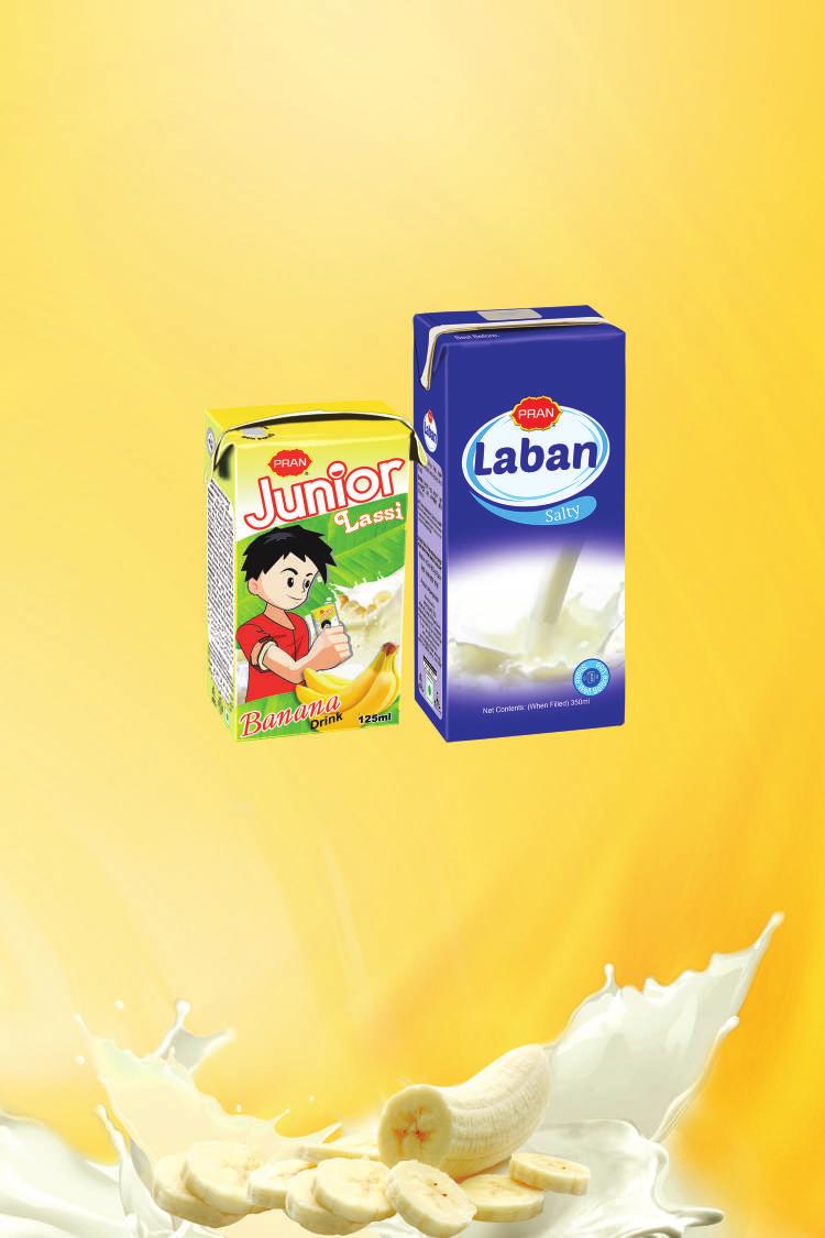 Dairy Derivatives PRAN Junior Lassi (Banana)