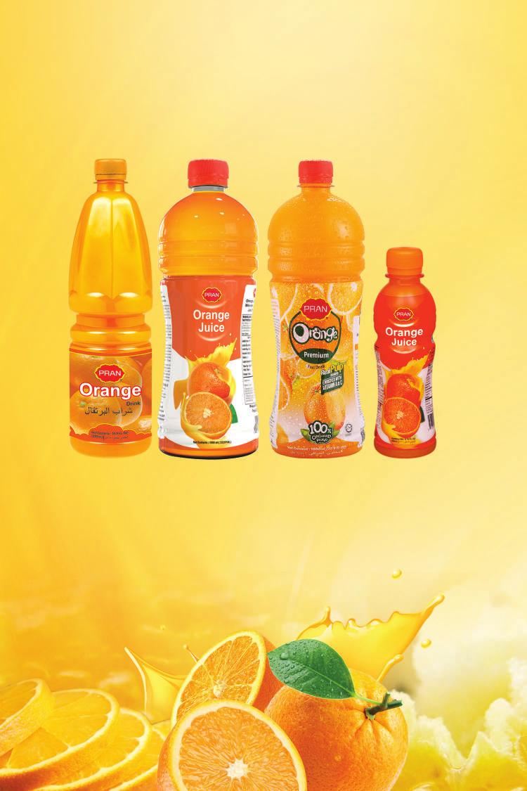 PRAN Orange Juice/ Drink (Frooto Bottle) PRAN Orange Juice/ Drink (Twist Bottle) Weight 200 ml 250 ml 500 ml 1000 ml 1500
