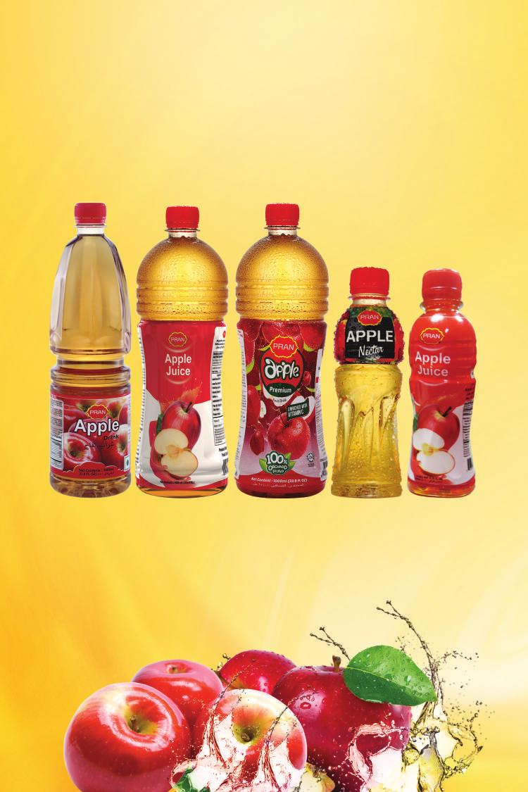 PRAN Apple Juice/ Drink (Frooto Bottle) PRAN Apple Juice/ Drink (Twist Bottle) Weight 200 ml 250 ml 500 ml 1000 ml 1500