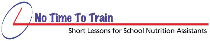 Food safety logo and look for lesson plans Hot and Cold Foods Temperatures Lesson Overview Lesson Participants: School nutrition assistants Type of Lesson: Short face-to-face training session Time