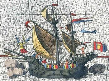 6. Ships operated as mini societies that were similar to those on land, with social classes that each contributed different skills for daily life.