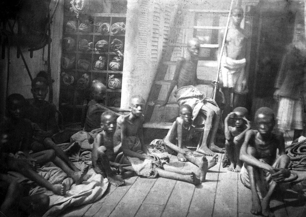 The Slave Trade and Middle Passage The horrific process of transporting across the rough Atlantic seas become known as the Middle Passage Slaves were packed into cramped