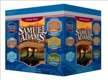 Sam Adams Harvest Pumpkin Ale Samuel Adams Harvest Pumpkin Ale is brewed with over 11 pounds of real pumpkins per barrel, adding a full body and sweetness to the dark reddish amber brew.