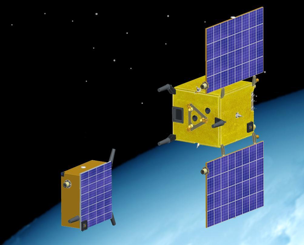 Space qualification Prisma -HPGP system Space qualification Formation flying with two satellites; Mango and Tango.