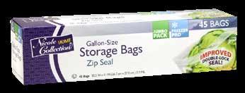 Unit/ 30 02102 Zipper Seal Bags Gallon