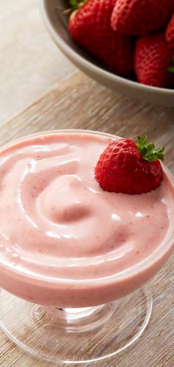 STRAWBERRY BALSAMIC FROZEN YOGURT MAKES 4-6 SERVINGS Combine all ingredients in the blender jar. Secure lid and pulse 4-5 times on low.