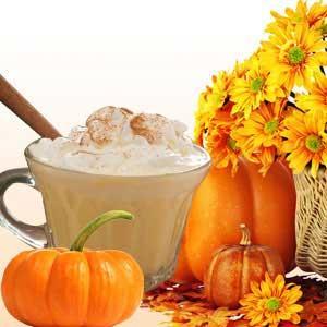 A perfect combination of pumpkin pie and eggnog!