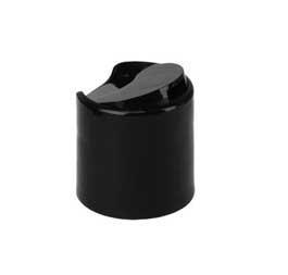 Black smooth disc top lids (aka Black flip top lids). Sold in units of 10 lids. Available sizes: 20/410 and 24/410 Black Straight Smooth Lids. Sold in units of 10. Available sizes: 58/400 and 70/400 Sold in units of 10 sets.