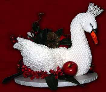 The Gingerbread Swan King I found a pattern in a woman s magazine about 30 years ago. I made it once and then lost it!