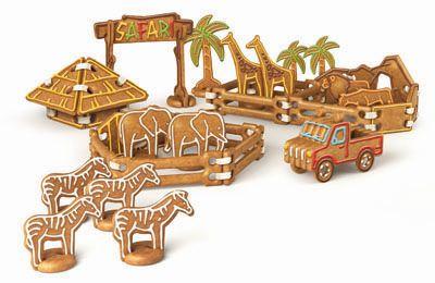 gingerbread. The set contains 11 metal cookie cutters.