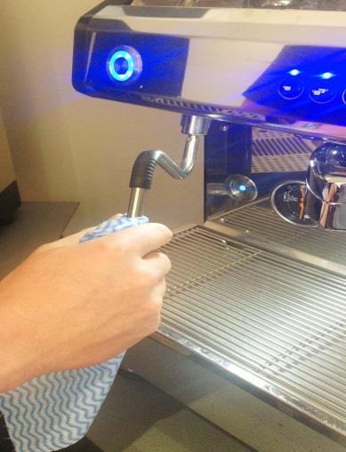 CLEANING & MAINTENANCE OF YOUR COFFEE MACHINE IT IS YOUR RESPONSIBILITY TO CLEAN & MAINTAIN YOUR MACHINE TO AVOID VOIDING YOUR WARRANTY Empty and wash the Drip Tray daily and wipe up any spillage