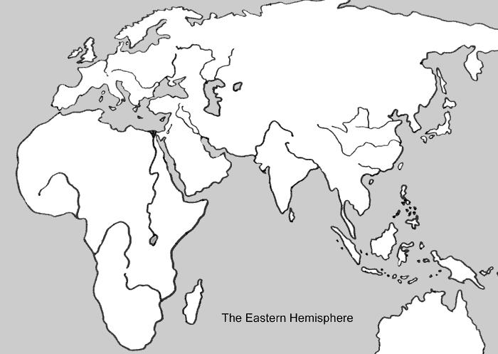 Eastern Hemisphere in the