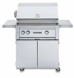 THE SEDONA FREESTANDING COLLECTION 30" GRILL Shown: Model No. L500PSFR Freestanding GRILL CARTS Sedona cart bases offer mobility and a freestanding option.