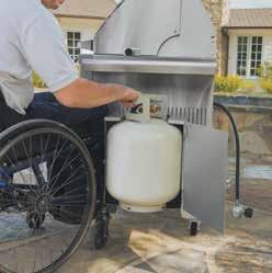 disabilities. Yet another Lynx first, this ADA compliant unit is very accessible, extremely practical, and has all the amazing features of the Sedona by Lynx Grill.