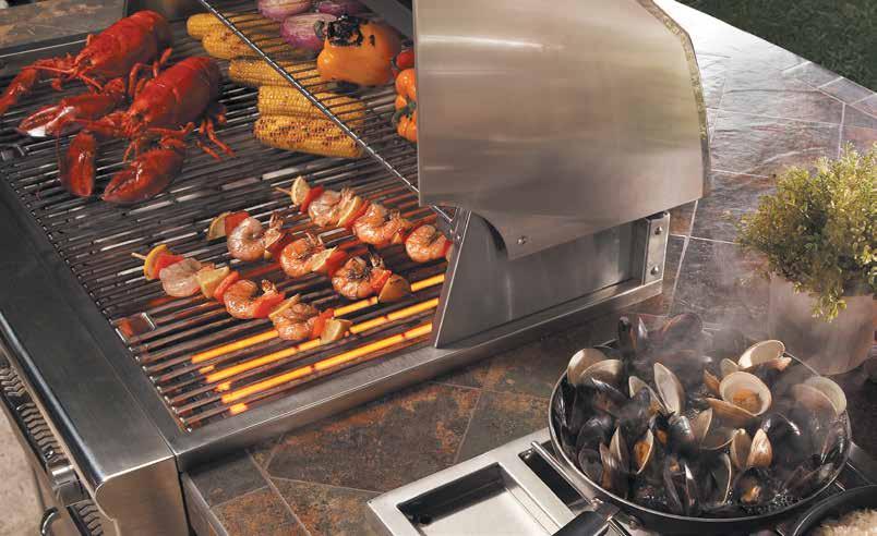 infrared searing burners that only offer two settings high or off the Lynx ProSear