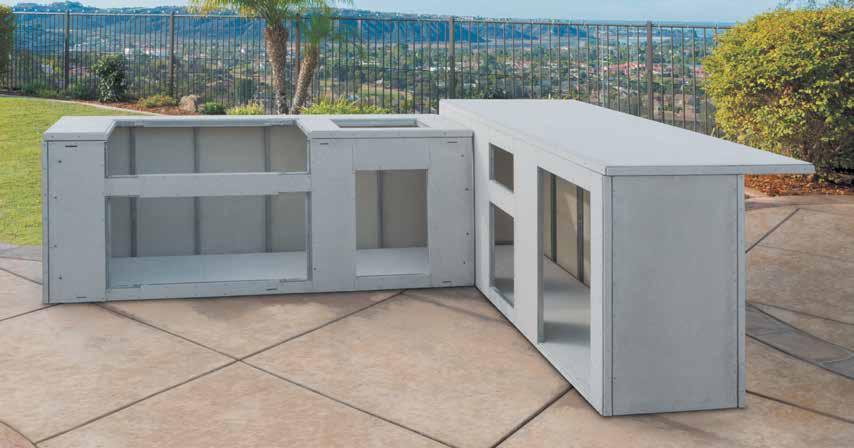 READY-TO-FINISH ISLAND AND PACKAGES READY-TO-FINISH ISLAND AND PACKAGES Shown: Ready-To-Finish (RTF) Shown: Sample Finished Island FINALLY, AN AFFORDABLE OUTDOOR KITCHEN SOLUTION Our Ready-To-Finish
