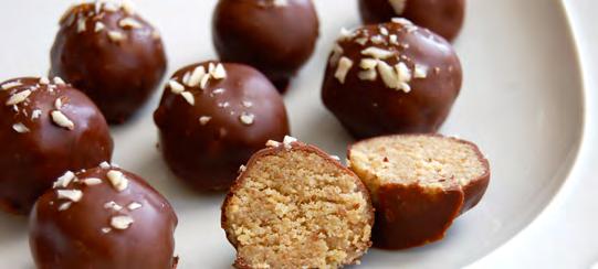 Sunflower Butter Truffles Sunflower seed butter is used to make these delicious truffles that taste similar to the popular Reese s candy.