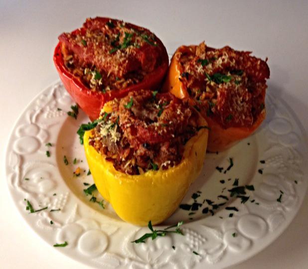 Stuffed Peppers I love stuffed peppers and what I don t love is all the prep work and time it takes to make them.