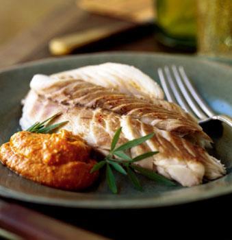 1 pound red snapper fillets (optional: cut into 3 inch cubes or strips) 2 teaspoons powdered rosemary ½ teaspoon black pepper Two fresh lemons (peeled and finely diced) ¼ cup fresh parsley Baked Red
