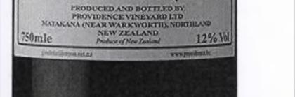 referred by the NZ Winegrowers, including in there international marketing events