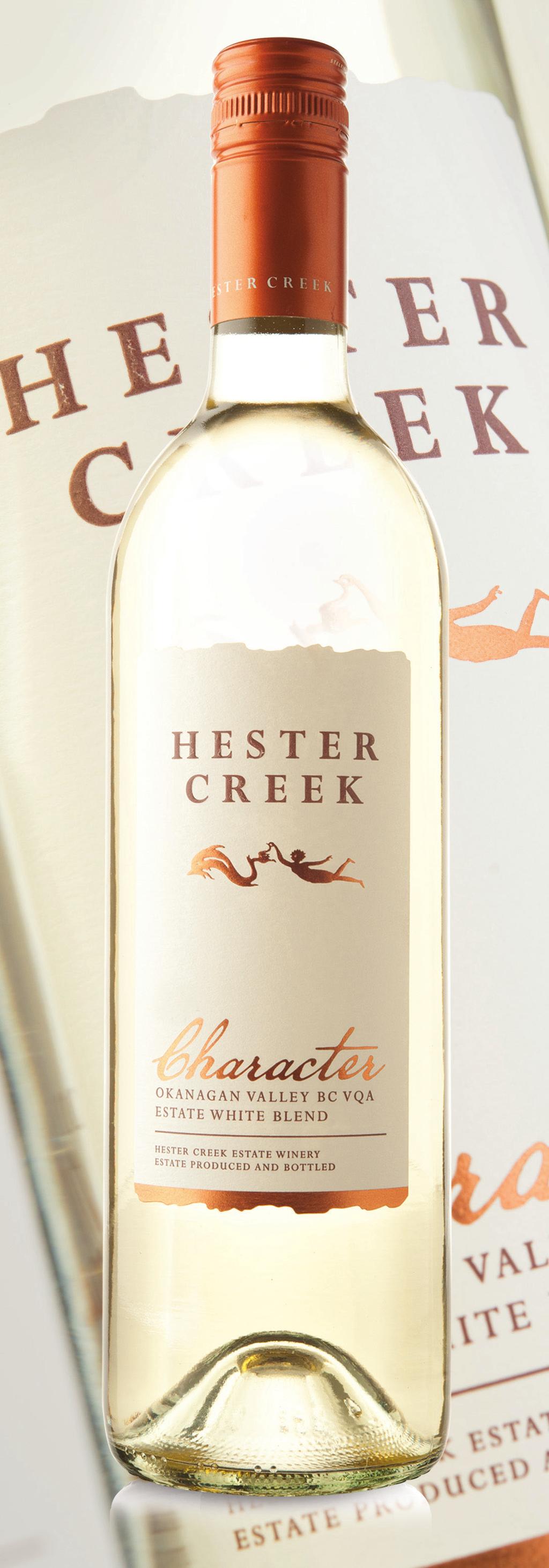 Hester Creek Estate Winery PO Box 1605, Oliver, British Columbia 1.866.498.4435 info@hestercreek.com www.hestercreek.com Character White Price: $17.