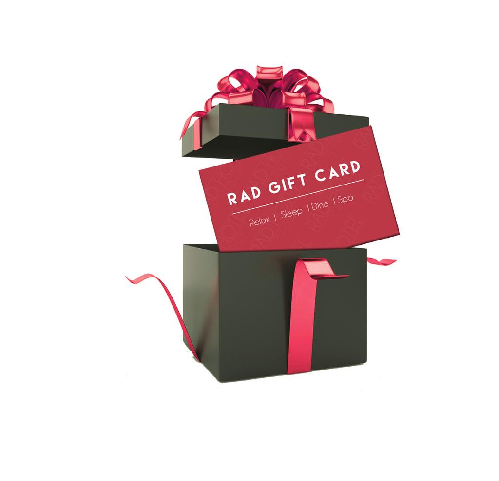 The Perfect Gift! Spoil your friends and family with a RA Gift Card.