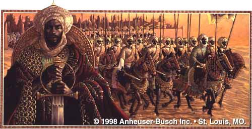 The great Songhay leader, Sunni Ali saw that the kingdom of Mali was weakening and he led his soldiers to conquer the area.