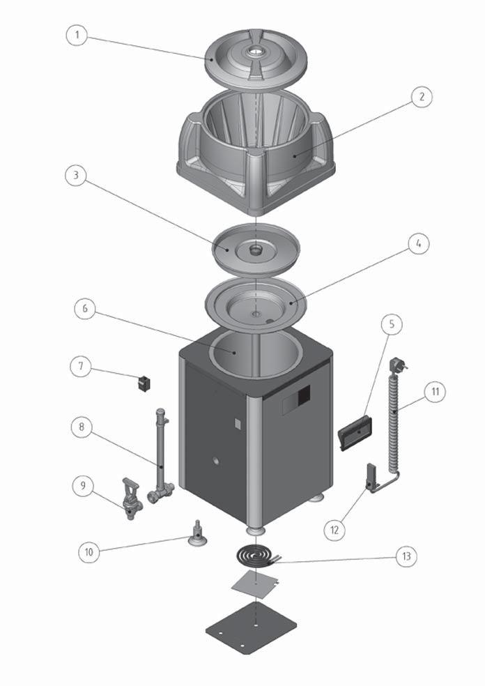 15. Exploded view Thermos 50 51 52 53 55 54 65