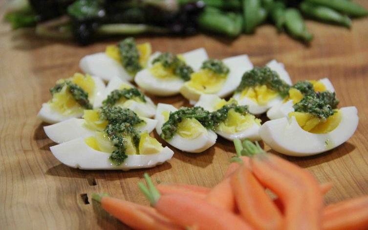 MARCH 28 RECIPE Carrot Top Pesto Yield: 4-6 servings as an appetizer