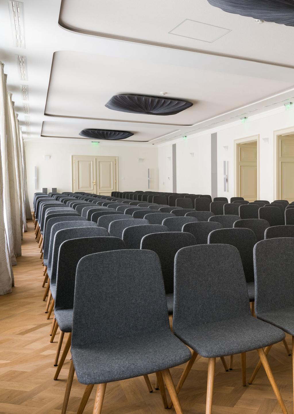 Mozart s Hall capacity and seating options: Cinema 123 persons School 96