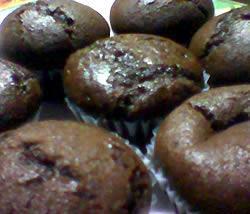Chocolate Muffins 2 cups all-purpose flour 3/4 cup unsweetened cocoa powder 1 1/2 cups white sugar 1/2 tsp baking soda 2 tsp baking powder 1/2 tsp salt 1 1/2 cups milk 1 egg 3 tbs