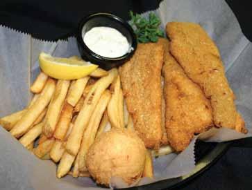 99 Alaskan Scrod Basket Nearly three quarters of a pound of our new scrod gently fried and served with French fries. $7.49 Clams Sweet, tender clams served with French fries. $8.