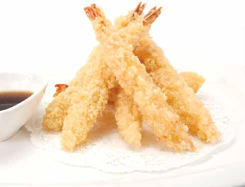 Seafood Delight 35 Tempura & Katsu Served with Rice, Clear Soup, Salad Vegetable