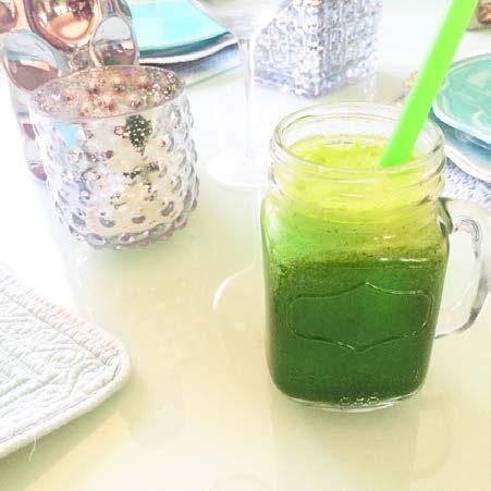 Green Smoothie Blend ½ green apple ½ cucumber 1 lemon 1 celery stalk 1 cup kale 1 ½ cup of cold water 27 carb grams Morning Sandwich