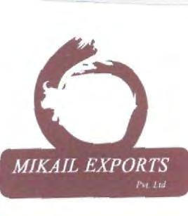 Trade Marks Journal No: 1837, 19/02/2018 Class 32 2282246 13/02/2012 MIKAIL EXPORTS PVT.LTD.