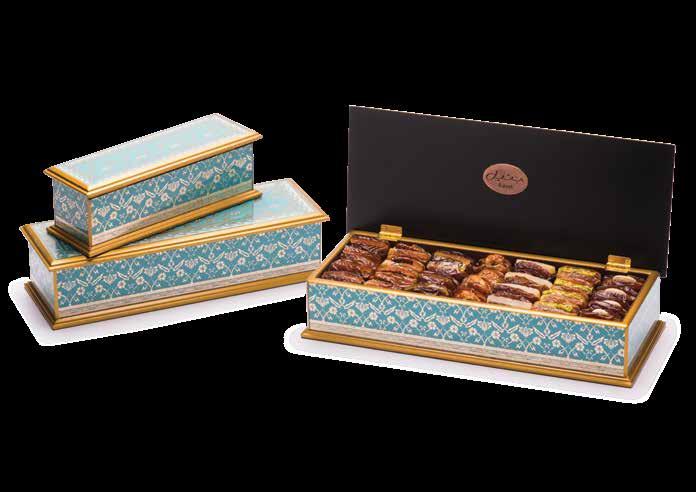 ROYAL TURQUOISE COLLECTION Luxurious wooden chests finished with exquisitely hand-painted