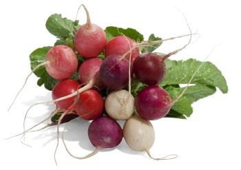 Radish & Spinach Sauté 2 teaspoons vegetable oil 16 radishes, cut into quarters 4 minced garlic cloves 10 cups fresh spinach, stems removed Salt and pepper to taste 1.
