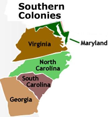 Use this map to color and label the colonies on