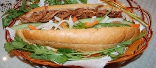 A13 - Spring-roll with Tofu (Bo Bi a Chay) Vietnamese Sandwich - Ba nh mi 4.50 3.99 3.