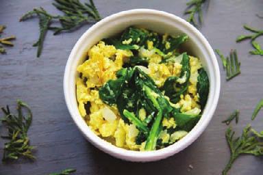 Curried Spinach Scramble week 12 day 1 BREAKFAST A12 1 5 minutes 10 minutes 9.9 9.9 31.3 31.3 23.2 23.2 401.1 401.